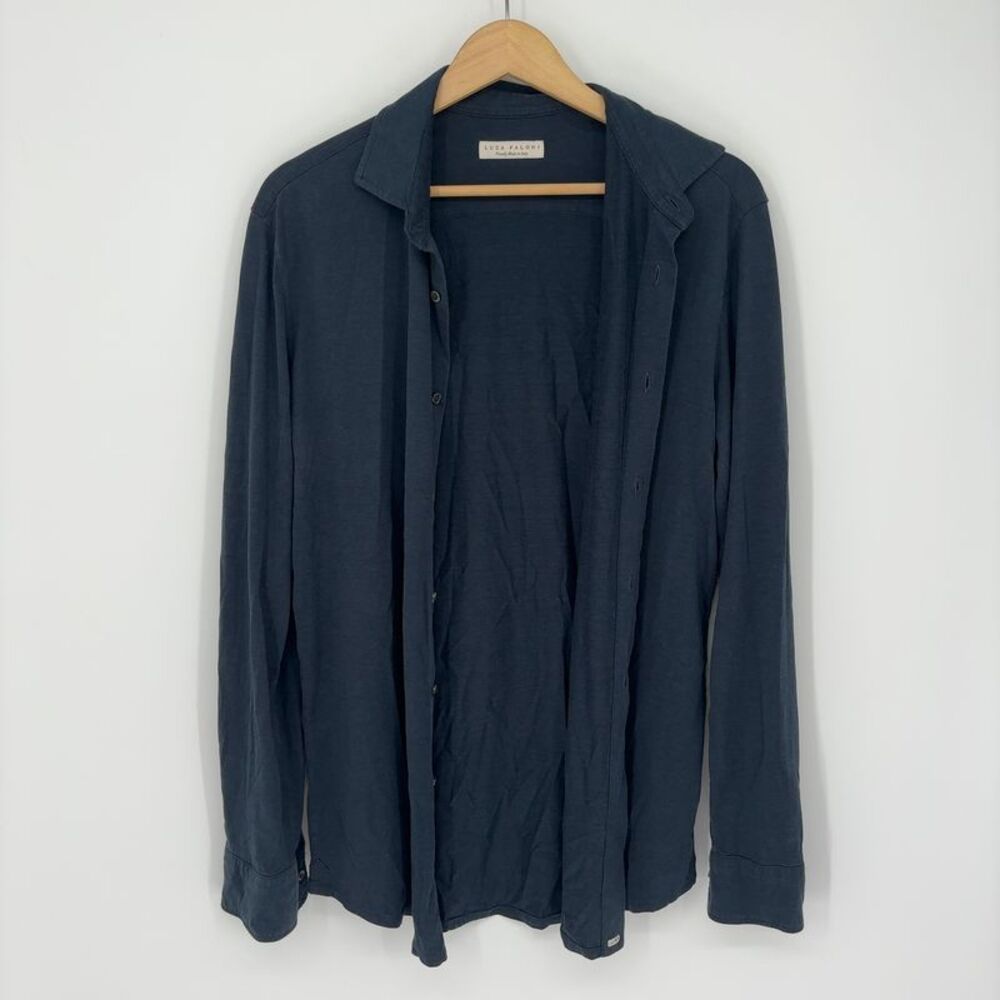 Luca Faloni Como Knit Button-up Shirt